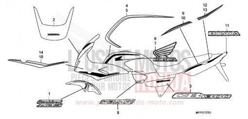 MARKE (CB1300SA-ED,F,7E) CB1300SAA de 2010